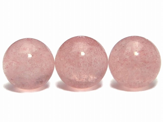 楽天市場】g3-652W 12mm 1粒売り A ストロベリークォーツ 苺水晶 送料