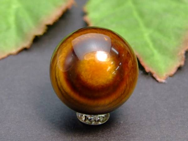 楽天市場】≪g3-2057C≫○14mm○5A黄虎目石球 タイガーアイ○穴なし