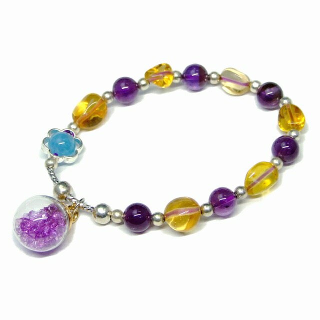 楽天市場】g3-2962W 8〜12mm A アメジスト アクアマリン シトリン