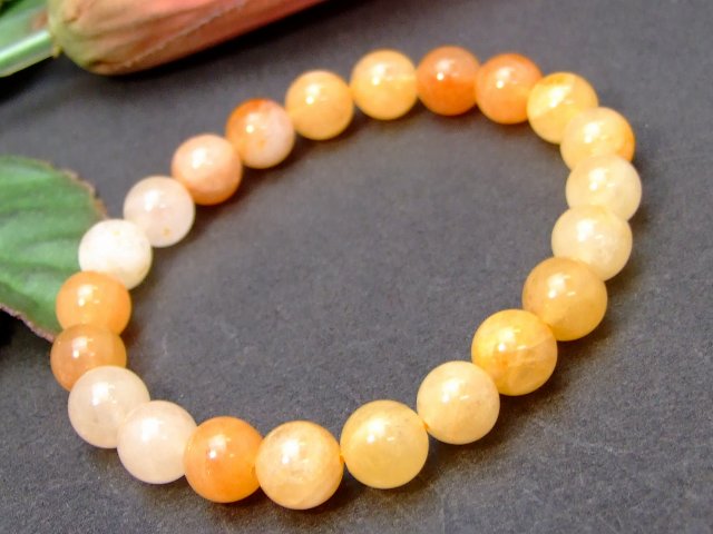 楽天市場】g3-28M 8mm 黄翡翠 ヒスイ 黄玉 ブレスレット 内径16cm