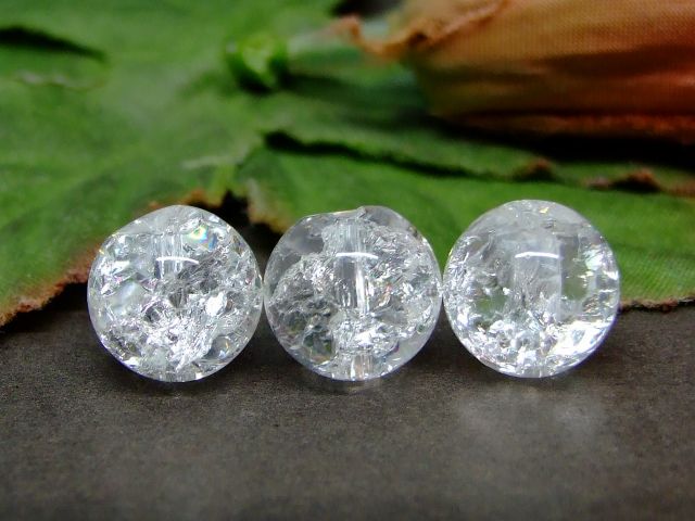 楽天市場】58944 虹入り クラック水晶 14mm AAA 1粒売り 爆裂水晶