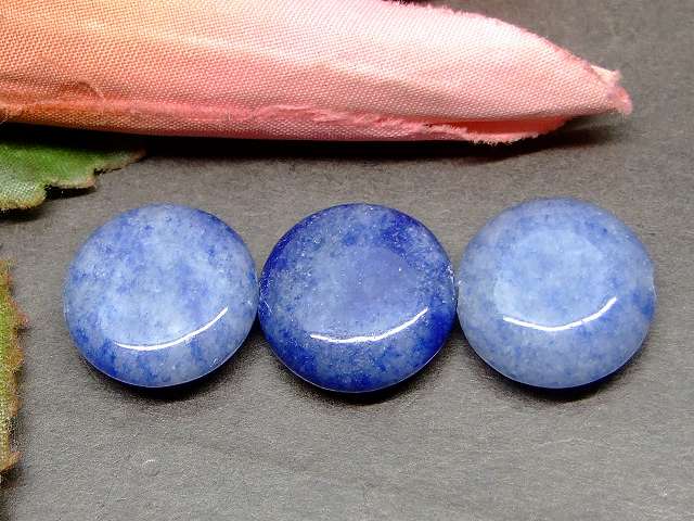 楽天市場】g3-3P ブルーアベンチュリン 15mm 円盤 コイン 1粒売り 送料