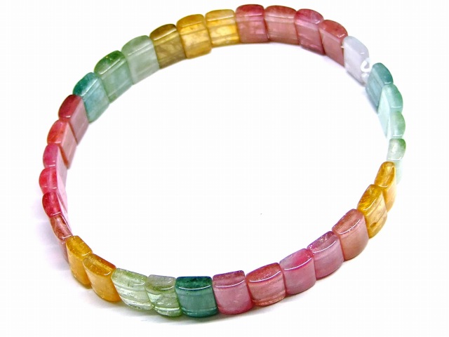 楽天市場】65477 ミックストルマリン 電気石 5A 8mm×6mm バングル