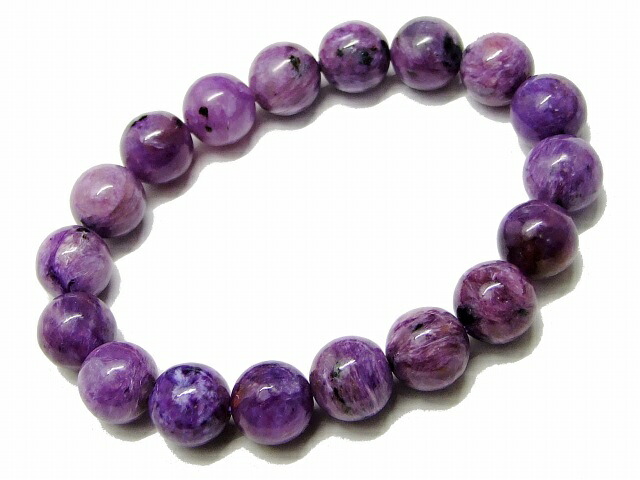 65399　　チャロアイト 11mm AAA ブレスレット 内径17cm ポーチ付き 送料無料 天然石 パワーストーン