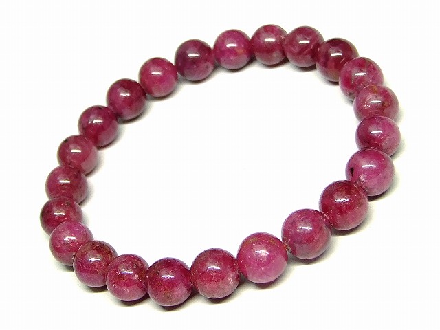 大特価◆新品！ルビーブレスレット　Lサイズ 1点物】鮮やか◇ルビーたっぷり ルビーインクォーツ 10.5mm