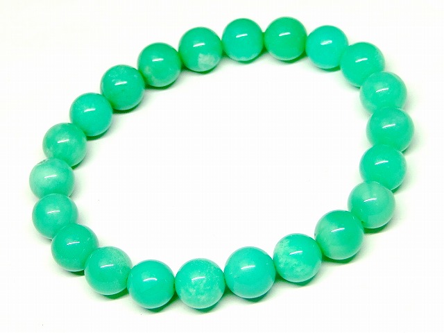 楽天市場】クリソプレーズ ブレスレット 約8mm 5A´ ストレート