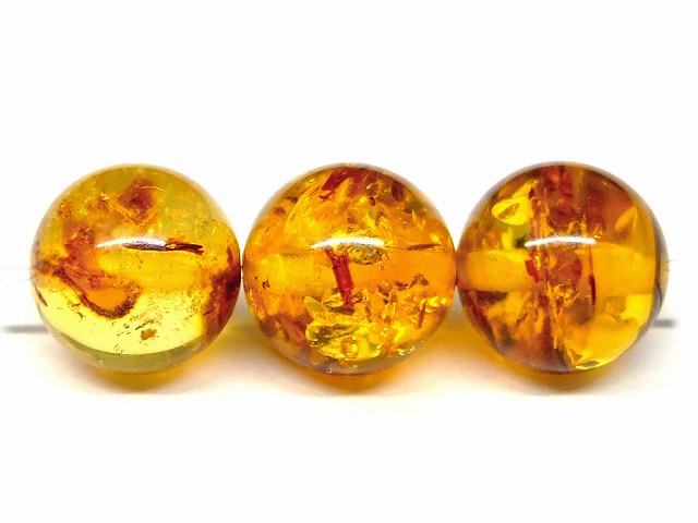 楽天市場】g3-102G 16mm 5A 1粒売り 花アンバー 琥珀 鑑別済