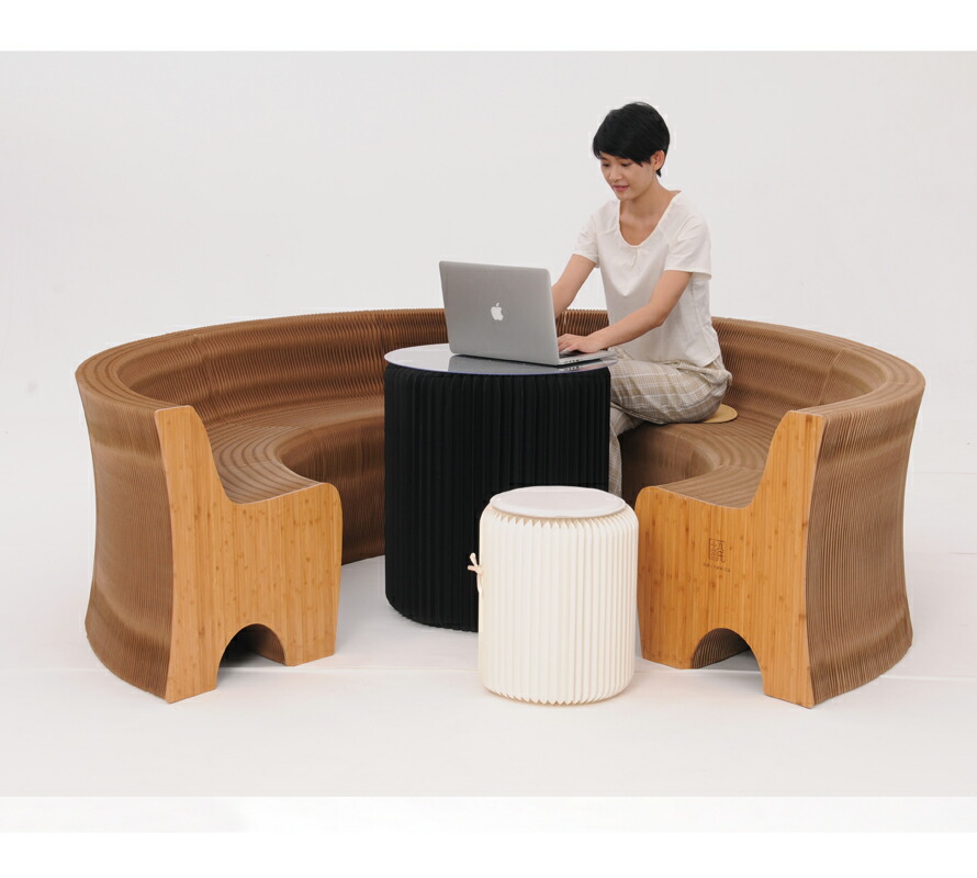 【楽天市場】HINTON ソファ(Paper Sofa)6人掛け 折り畳みソファ クラフト紙製 コンパクトに収納・持ち運び可能 水に強く