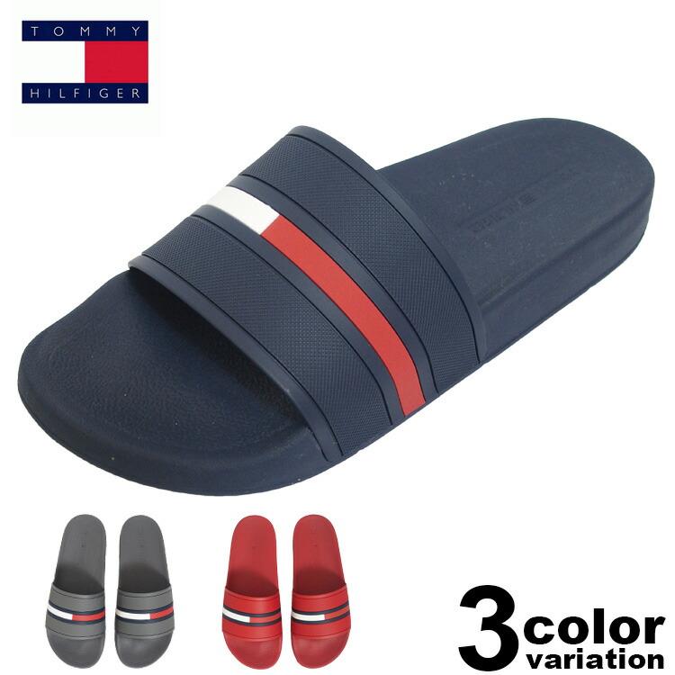 Tommy Hilfiger トミーヒルフィガー シャワーサンダル 砂浜サンダル ビーサン メンズ Ennis あした心地よい照応 Alstoncompany Com