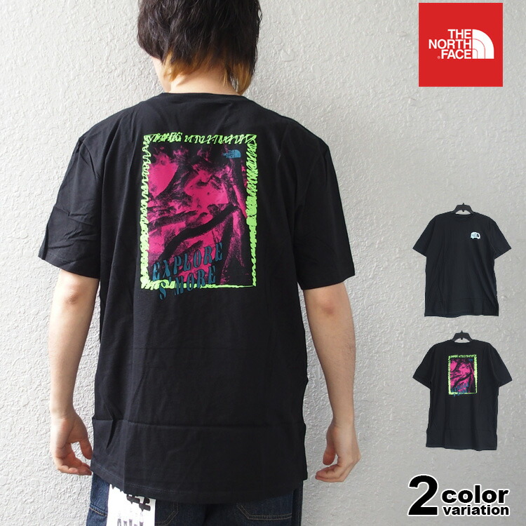 ★海外限定シンプルかわいいTHE NORTH FACE バックロゴTシャツ THE NORTH FACE 海外限定モデル ノースフェイス Tシャツ 半袖