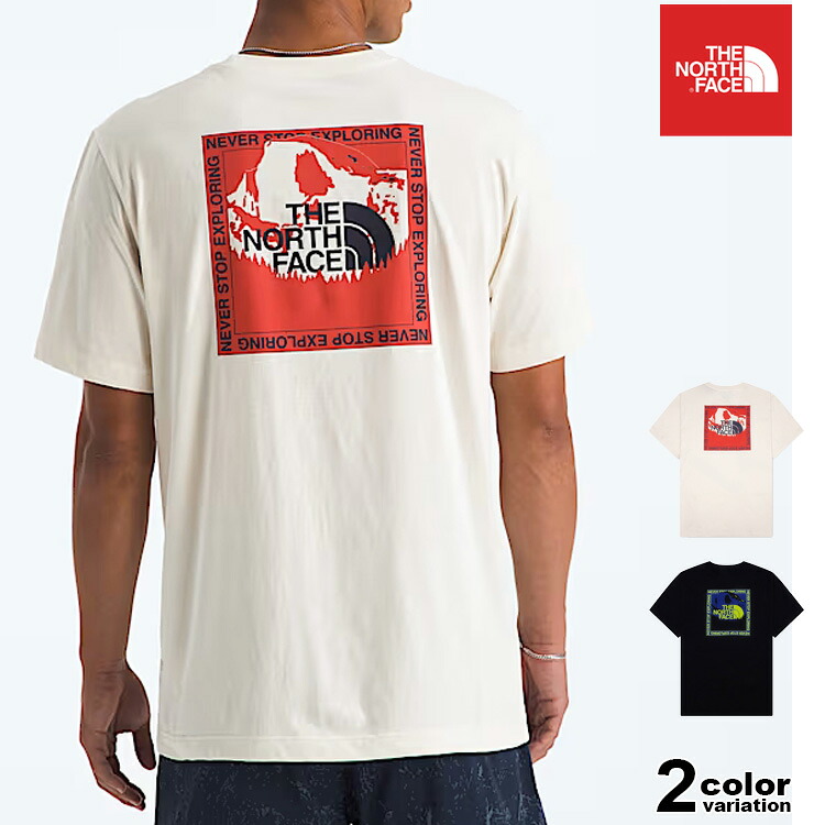 ザ ノースフェイス THE NORTH FACE Tシャツ 半袖 メンズ ブランドロゴ バックプリント 大きいサイズ ( the north face M Stay Exploring Regular S/S Tee トップス メンズ レディース NF0A8GMH ザ・ノース・フェイス 海外モデル)【メール便対応】