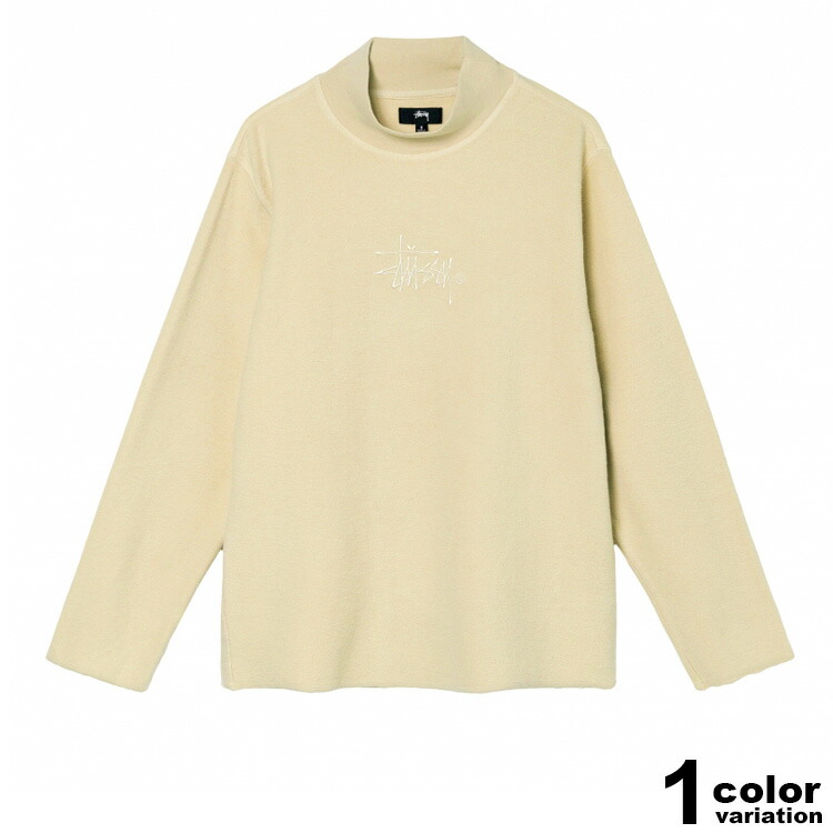 ステューシー STUSSY WOMEN モックネック フリース レディース Gen Mock Neck Fleece (stussy トップス 218125 ストゥーシー スチューシー ゴルフ)|HIP HOP DOPE