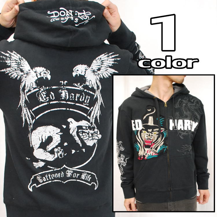 楽天市場】エドハーディー パーカー レディース ED HARDY