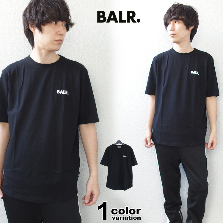 BALR. 半袖 Tシャツ Brand straight t-Shirt B1112.1048 BALR. ボーラー Tシャツ 半袖 B1112.1048 定番 ロゴ ブランド