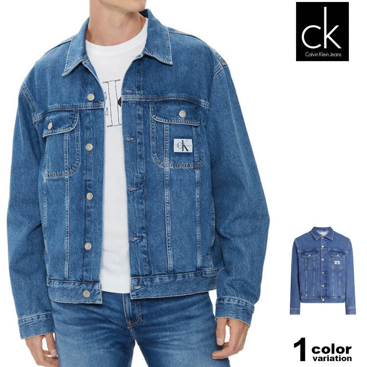 カルバンクライン ジーンズ デニムジャケット CALVIN KLEIN JEANS REGULAR 90's DENIM JACKET トラッカージャケット メンズ 大きいサイズ XXL XXXL アウター J30J325750