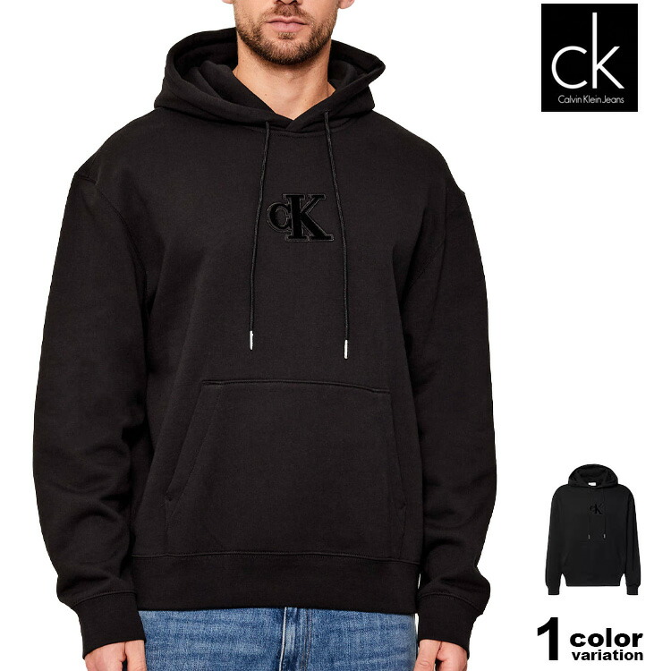 カルバンクライン ジーンズ パーカー プルオーバー スウェット Calvin Klein Jeans 350GSM Fleece Gift Giving Hoodie フーディ スウェットパーカー 長袖 メンズ 大きいサイズ (CK calvin klein トップス LV04RD250G)｜HIP HOP DOPE