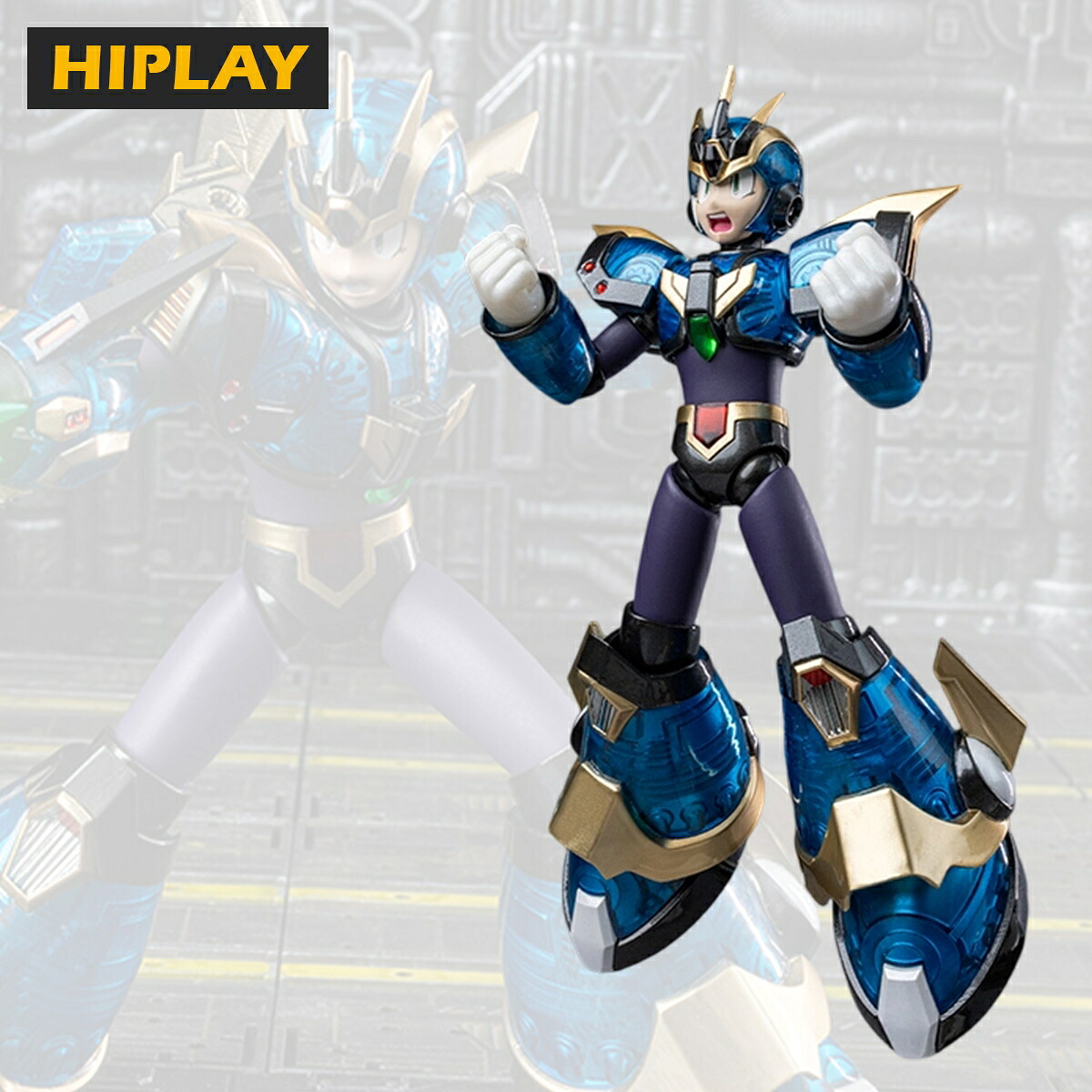 HiPlay HIYA ロックマンX エックス アルティメットアーマー EBM0383 塗装済み完成品 アクションフィギュア 可動フィギュア キャラクター 模型 コレクション ホビー ギフト プレゼント｜HiPlay 店