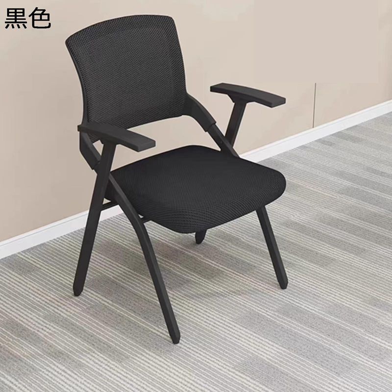 折りたたみ椅子 テーブル付きチェア オフィスチェア パイプイス ミーティングチェア 肘掛け付 メッシュチェア 通気性 背付き 在宅勤務 省スペース コンパクト テーブル一体型|ハイカップショップ
