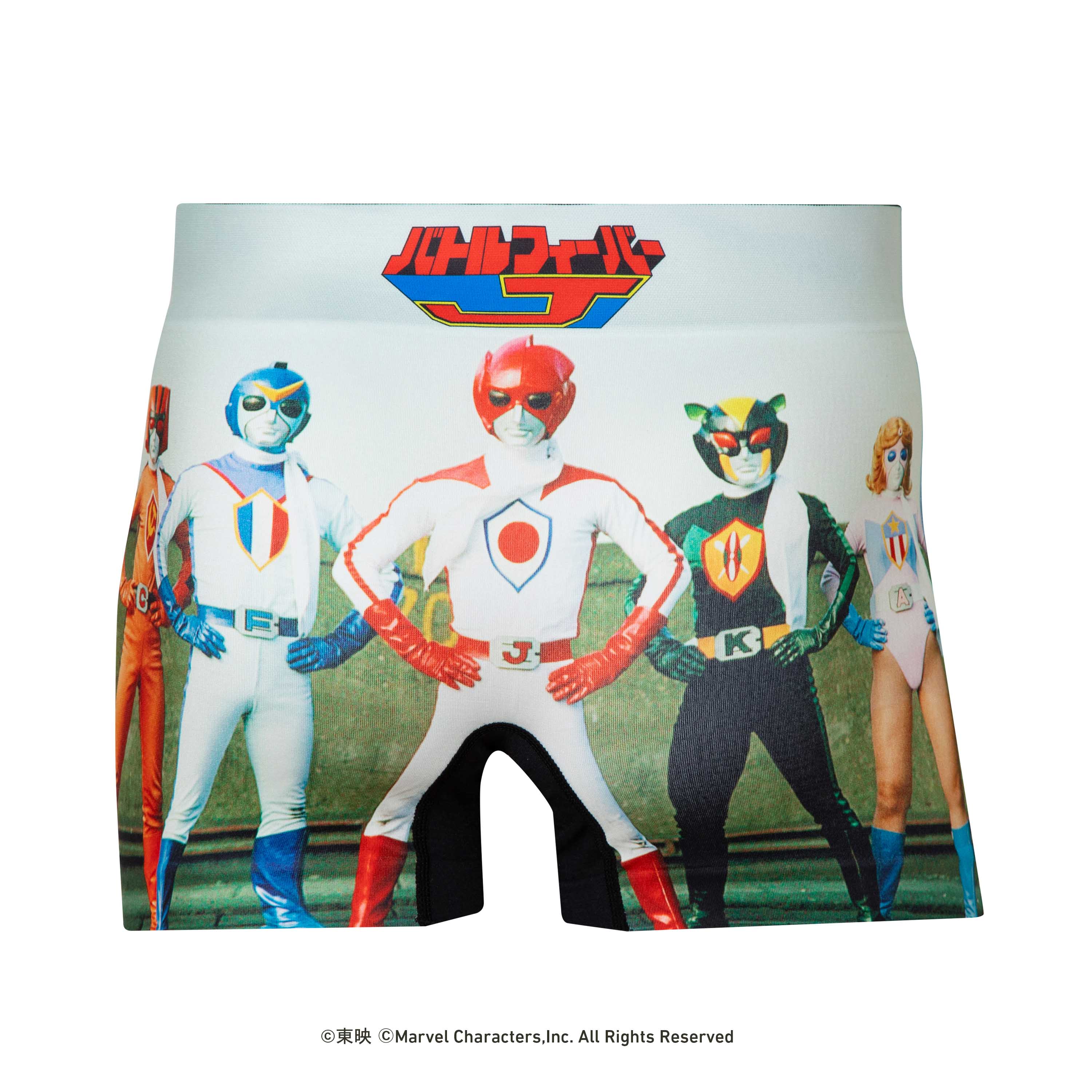【スーパー戦隊】 バトルフィーバーJ パンツ HIPSHOP ヒップショップ スーパー戦隊 アンダーパンツ メンズ/レディース/ユニセックス ボクサーパンツ かっこいい ギフト シームレスパンツ画像