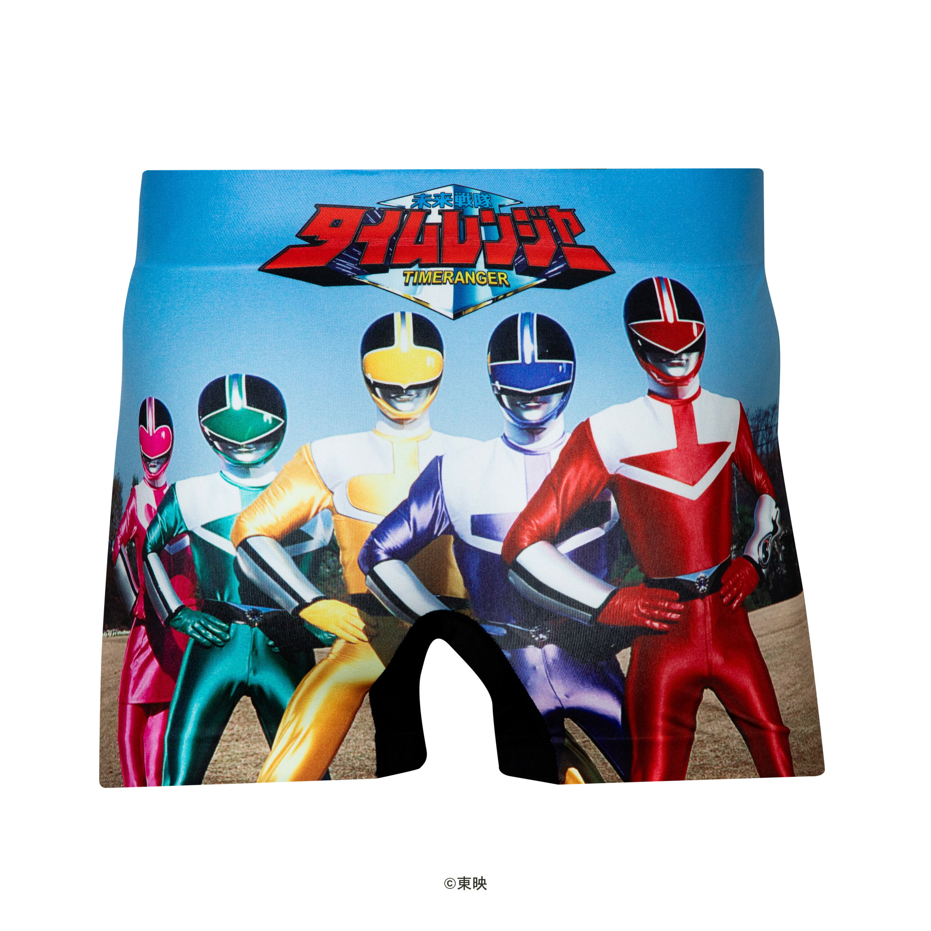 【スーパー戦隊】 未来戦隊タイムレンジャー パンツ HIPSHOP ヒップショップ スーパー戦隊 アンダーパンツ メンズ/レディース/ユニセックス ボクサーパンツ かっこいい ギフト シームレスパンツ画像