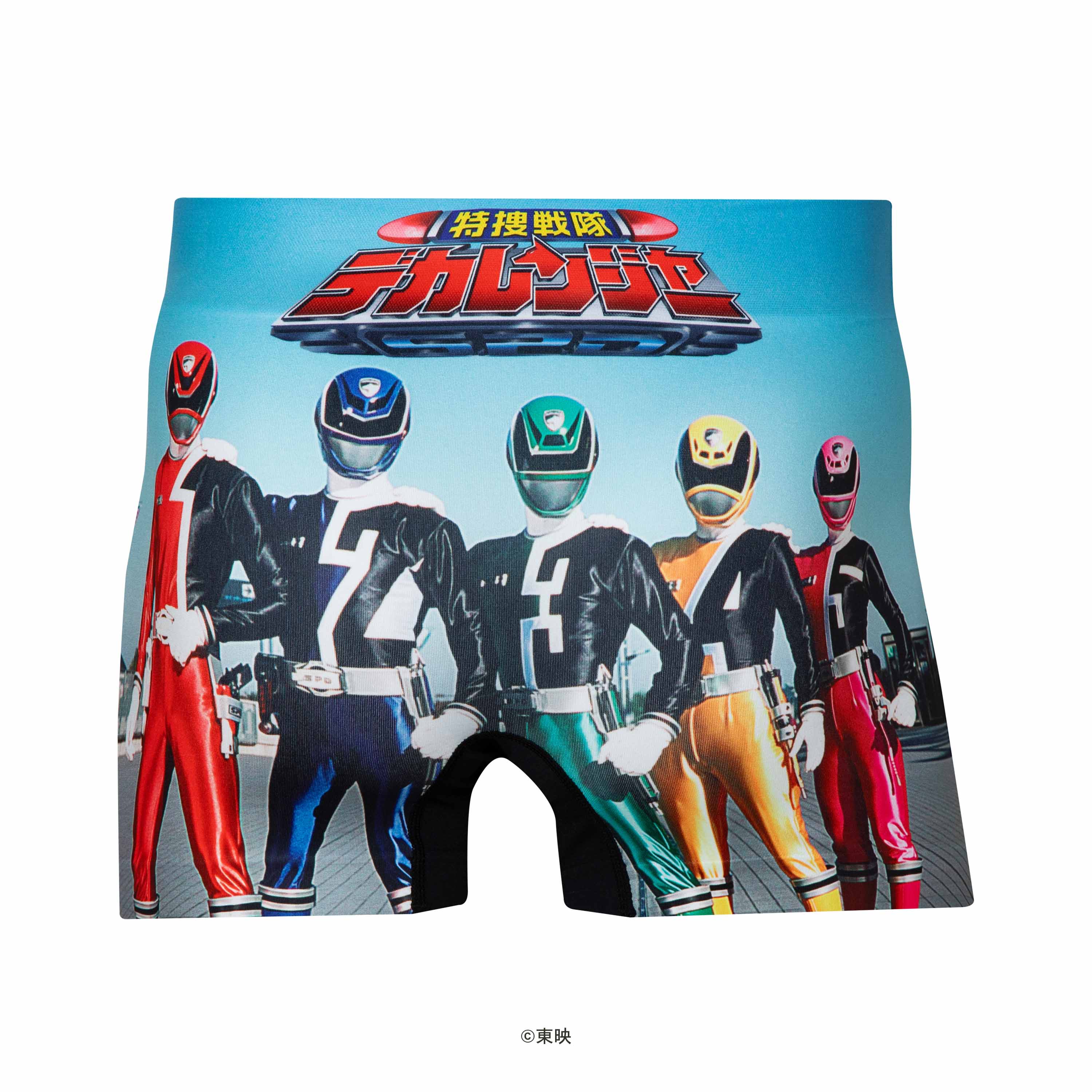 【スーパー戦隊】 特捜戦隊デカレンジャー パンツ HIPSHOP ヒップショップ スーパー戦隊 アンダーパンツ メンズ/レディース/ユニセックス ボクサーパンツ かっこいい ギフト シームレスパンツ画像