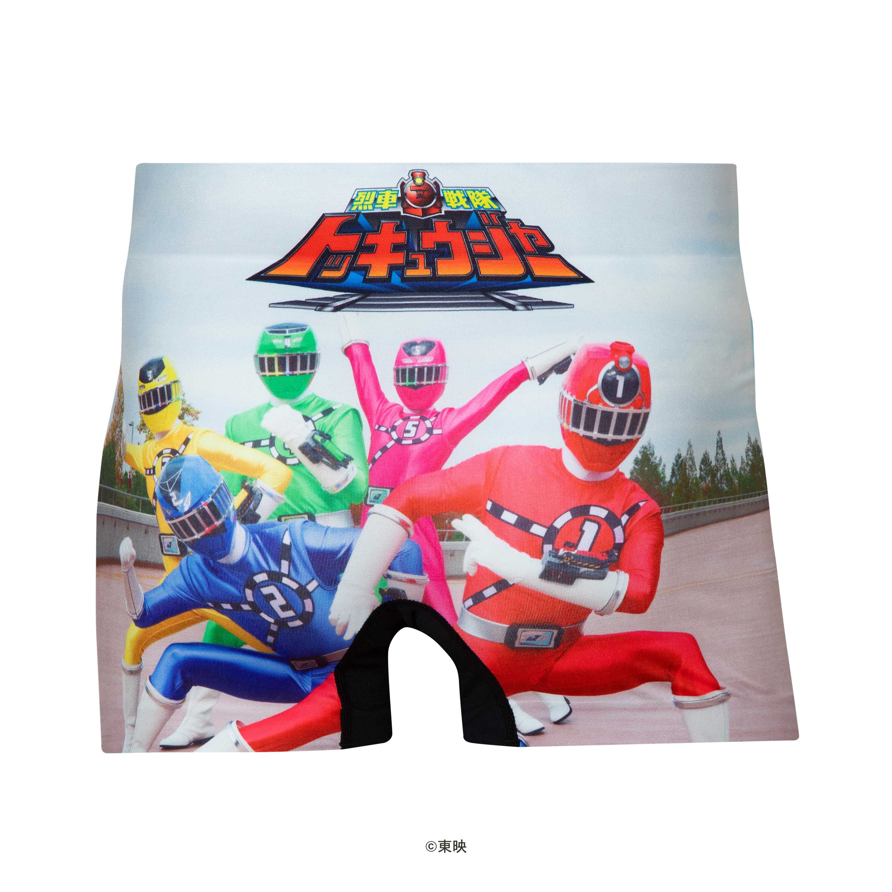 【スーパー戦隊】 烈車戦隊トッキュウジャー パンツ HIPSHOP ヒップショップ スーパー戦隊 アンダーパンツ メンズ/レディース/ユニセックス ボクサーパンツ かっこいい ギフト シームレスパンツ画像