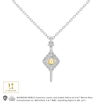 ファンタスティック・ビースト グッズ ネックレス Blood Pact Necklace K18ホワイトゴールド&times;K18イエローゴールド 男女兼用 ユニセックス メンズ レディース 女性 男性 誕生日 記念日 ファンタビ プレゼント ギフト ユートレジャー｜GIV（ギヴ）店