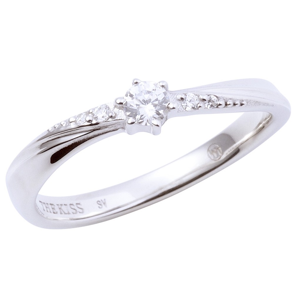 The Kiss ザキッス リング 指輪 シルバー ペアリング レディース 単品 アクセサリー ジュエリー シンプル おしゃれ かわいい 人気 ブランド プレゼント ギフト ザ キッス キッス ペア カップル 代 30代 彼女 女性 誕生日 記念日 Sr1559wuas Deerfieldtwpportage Com