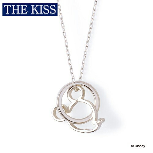 ディズニー ミッキー ネックレス メンズ 単品 ミッキーマウス アクセサリー THE KISS ザキス ザキッス カップル プレゼント 20代 30代 彼氏 男性 誕生日 記念日 DI-SN1214DM