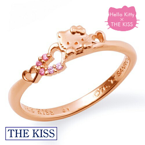 ハローキティ 指輪 リング Hello Kitty リング シルバー レディース 女性 THE KISS ザキッス ザキス コラボ リング KITTY-22CB アクセサリー ジュエリー かわいい おしゃれ 人気 ブランド サンリオ キティちゃん グッズ 彼女 娘 お祝い 誕生日 記念日 プレゼント ギフト|GIV(ギヴ)店