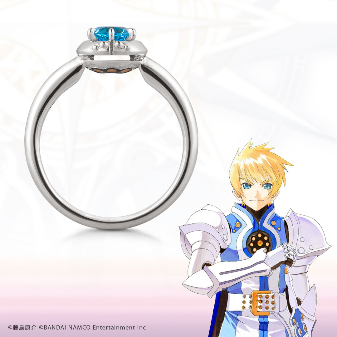 銀製品・指輪・アクセサリー　[破損品] ロイド＆クラトス ダブルリングネックレス K10イエローゴールド 「テイルズ オブ シンフォニア×U-TREASURE」 ロイド & クラトス/ダブルリングネックレス K10イエローゴールド