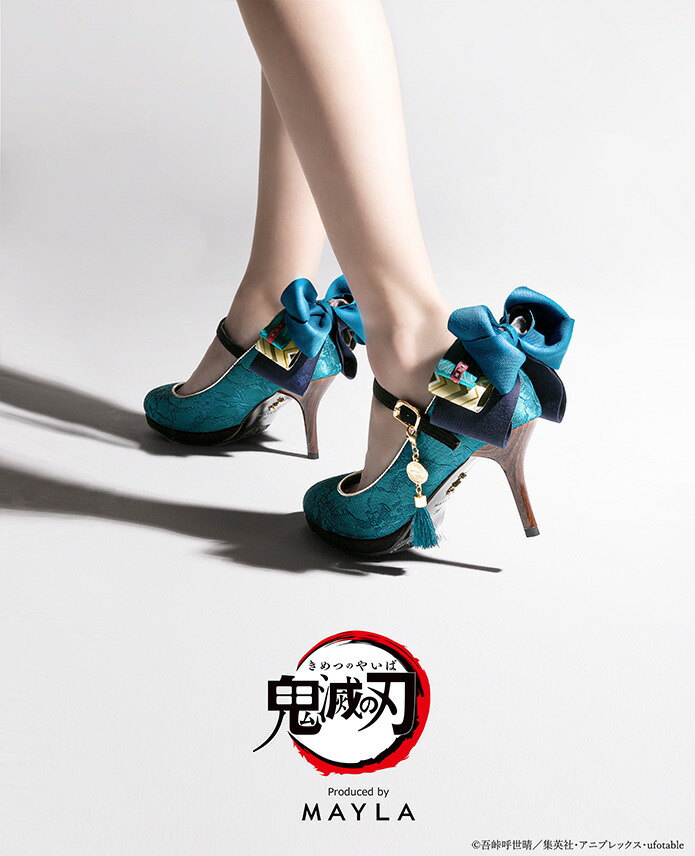 MAYLA マイラ 鬼滅の刃 グッズ 靴 パンプス アイコニック シューズオブジェ パンプス 嘴平伊之助 レディース 女性 新品 正規品 公式 鬼滅の刃 グッズ 人気 ブランド プレゼント ギフト画像