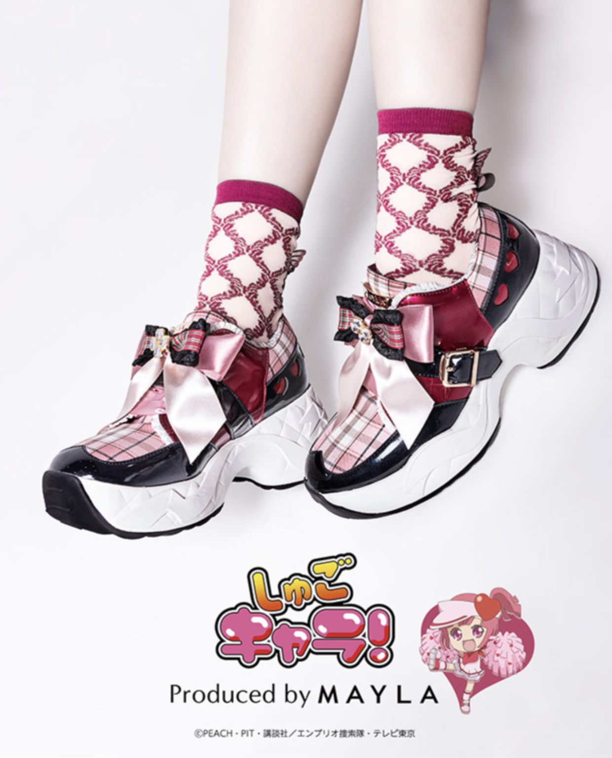 MAYLA マイラ しゅごキャラ！ グッズ 靴 スニーカー アイコニック シューズ オブジェ ドレススニーカー ラン レディース 女性 正規品 新品 公式 しゅごキャラ！ スニーカー 人気 ブランド プレゼント ギフト画像