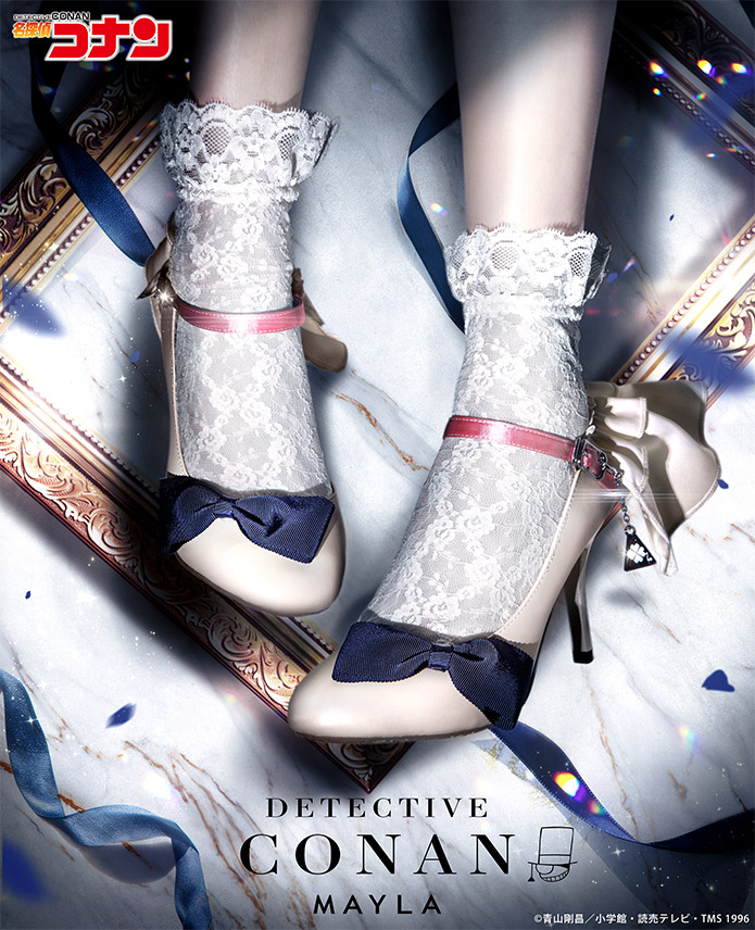 MAYLA マイラ 名探偵コナン グッズ パンプス アイコニック シューズ オブジェ パンプス 怪盗キッド レディース 女性 正規品 新品 公式 名探偵コナン キャラクターシューズ 人気 ブランド プレゼント画像