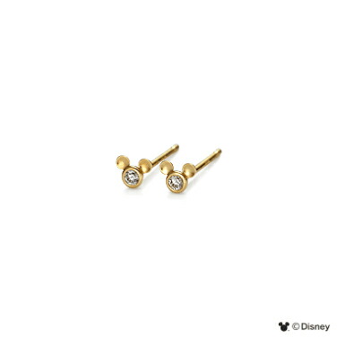 K.UNO ケイウノ ミッキーマウス / ピアス K18イエローゴールド 専用ケース ショップバッグ付き レディース 女性 公式 ディズニー ミッキーマウス アクセサリー 人気 ブランド プレゼント ギフト|GIV(ギヴ)店
