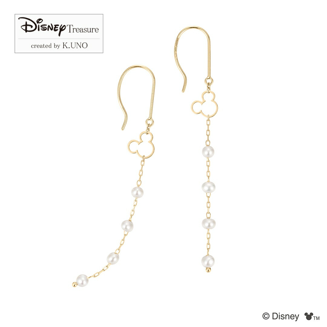 K14金　ミッキーマウス ピアス 楽天市場】☆8/2 ディズニー ピアス K14 イエローゴールド