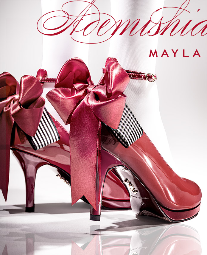 MAYLA マイラ 靴 パンプス アーデミーシア アンジェリーク・エル・サント・クロワ レディース 女性 正規品 新品 公式 MAYLA パンプス 大人 可愛い おしゃれ 人気 ブランド画像