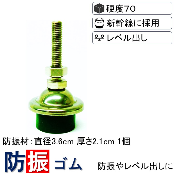 1314円 宅配 送料無料 防振ゴム レベル出し ノンブレン アジャスト Nvad 40 S70 F36 H21mm 硬度70 アジャスト機構付き 防振マット 防音シート 遮音シート 振動 吸収 防振 防音 遮音 衝撃 騒音 雑音 マット シート ゴム ジェル ノンブレンの枚方技研
