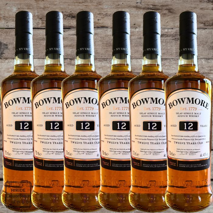 ボウモア 12年 700ml 6本ケース 1本/5,378円 40度 並行 アイラの女王 シングルモルト イギリス お酒 ギフトBO入り ウィスキー ケース 販売 6本ケース ギフト お祝い 内祝い お返し 誕生日 お中元 のし紙 包装 贈り物 父の日 クリスマス 送別 退職|HIRIDE LiquorStoreこばやしや