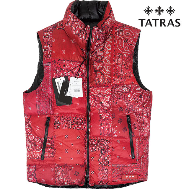 超特価sale開催 アガトーネ Agatone ダウンベスト リバーシブル メンズ タトラス Tatras Mtata4729 D レッド Red Tatras Mtata4729 D Red Baltwindows Lt