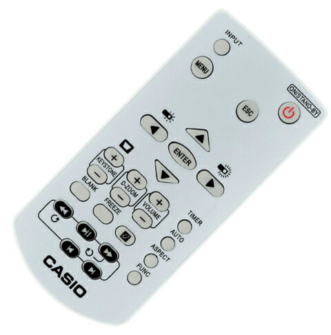 楽天市場】CASIO YT-120 プロジェクター用リモコン 正規品