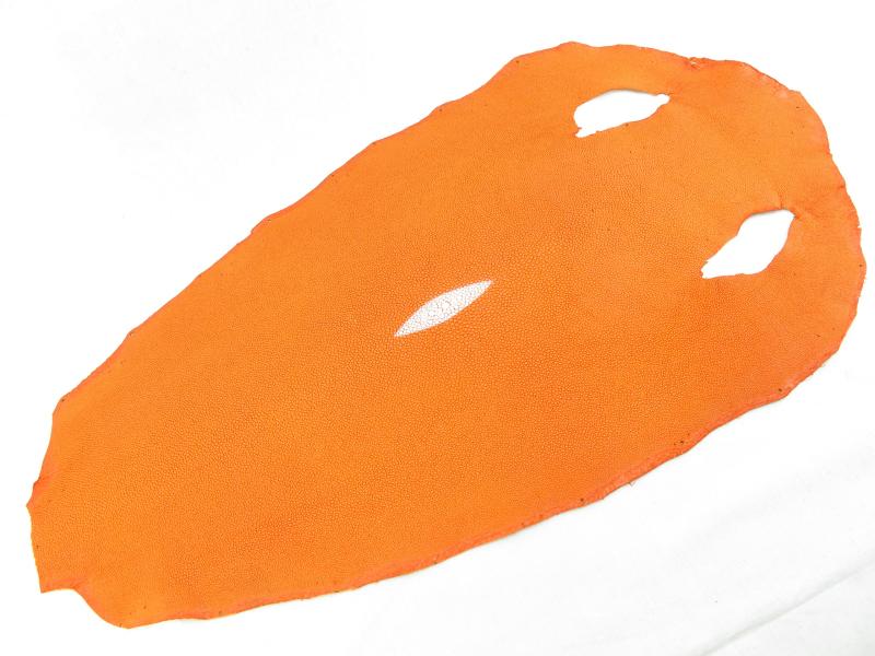 pelgio Genuine Stingray Skin orange