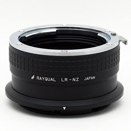 Rayqual 日本製レンズマウントアダプターニコンZマウント上半身 ライカRマウント水晶体/LR-NZ