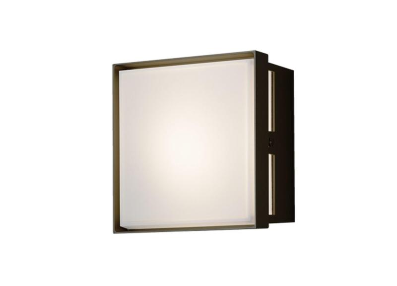 パナソニック (Panasonic) ポーチライト 40形 LED 壁直付型 密閉/防雨型 LED電球交換型 FreePa (フリーパ) お出迎え 点灯省エネ型 明るさセンサ付 電球色 オフブラック/乳白 幅225×奥行115×高さ225mm LGW|ヒロショップ