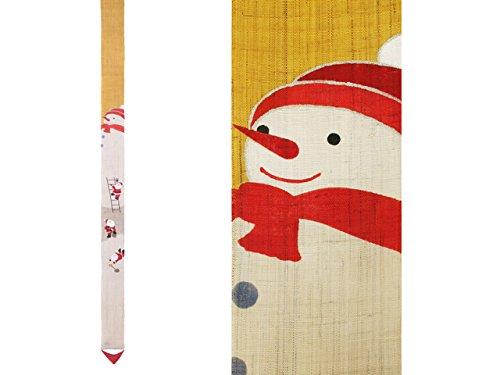細アラス スノーマン 墨付き タぺストリー 冬 クリスマス