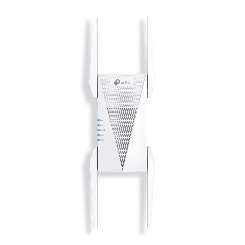 TP-Link Wi-Fi 6E 相応う 無線電話ローカルエリアネットワーク 中継ぎ器 Wi-Fi中継ぎ機 無線LAN中継ぎ器 2402(6GHz) + 2402(5Ghz) + 574(2.4Ghz)Mbps中継ぎ RE815XE/A