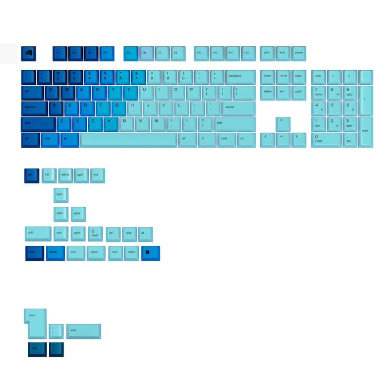 Glorious GPBT Gradient Keycaps|ヒロショップ