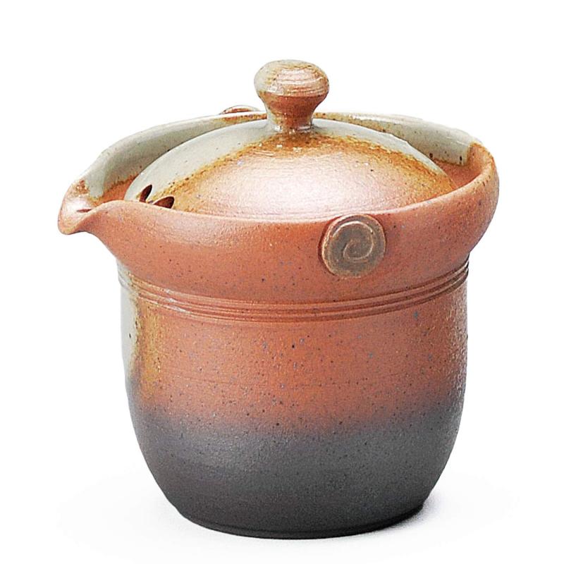 ヤマキイカイ(Yamakiikai) 仕立て上げる急須 茶逢 一心不乱作 10×9×H10糎 常滑焼 Y325
