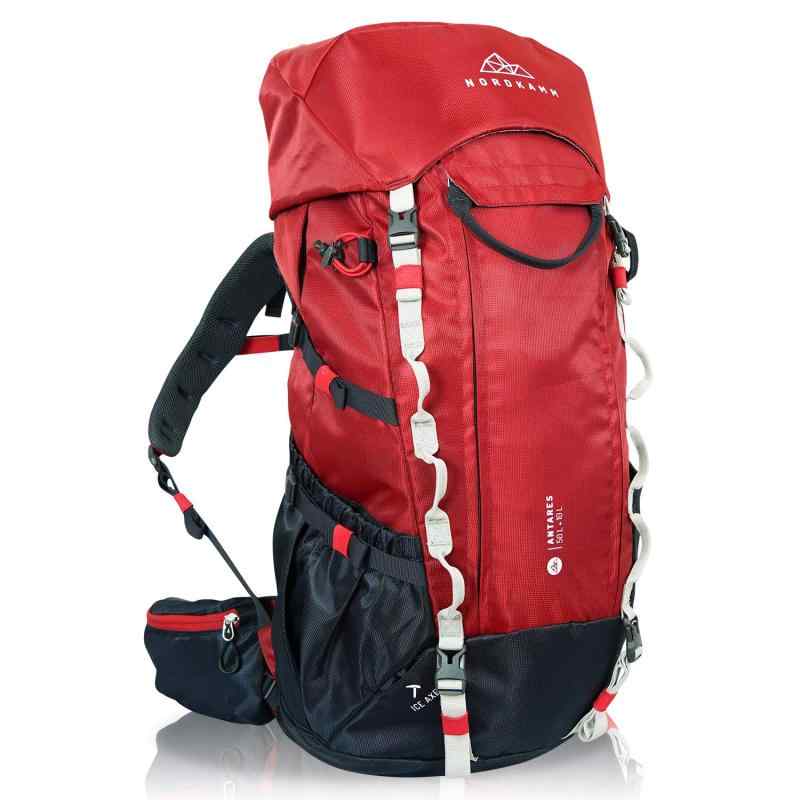 [NORDKAMM] うしろ側風呂敷き包み 50L + 10L 大電気容量 軽さ1.7kg 雨合羽 レインカバー 背嚢 長期間旅する 山登り 防災 アウトドア【日本語言いあらわす検面調書】 (日本置き目版) 60リッター