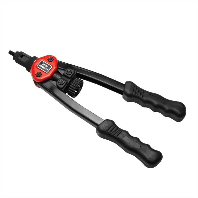 アストロプロダクツ ハンドナッターセット (8点組) | M3～M10 ハンドナッター 手動手道具 中毒者 取りはらい 金属元素板 ノーズピース付マンせん孔機×6・専用鍵属する